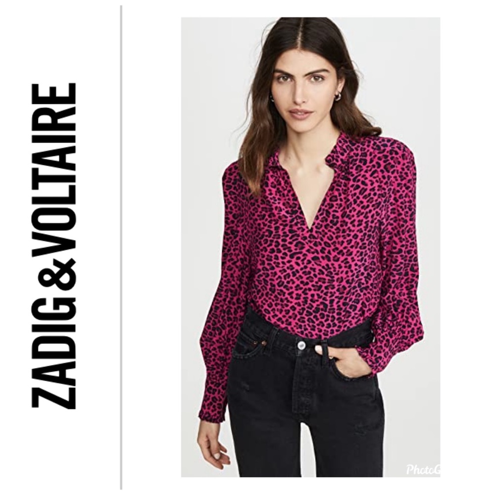 Zadig & Voltaire Titus print Leo blouse!